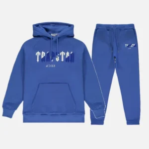 Shop the Trapstar Chenille Decoded Tracksuit Blue/White from – Fast & Free Shipping!