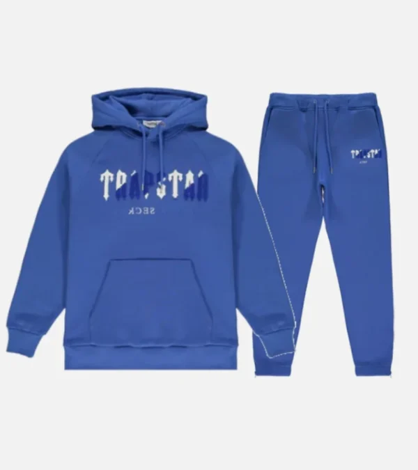 Shop the Trapstar Chenille Decoded Tracksuit Blue/White from – Fast & Free Shipping!