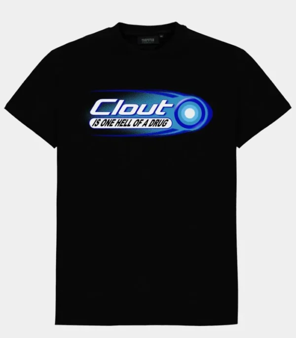 Shop the Trapstar Clout T-Shirt Black from – Fast & Free Shipping!