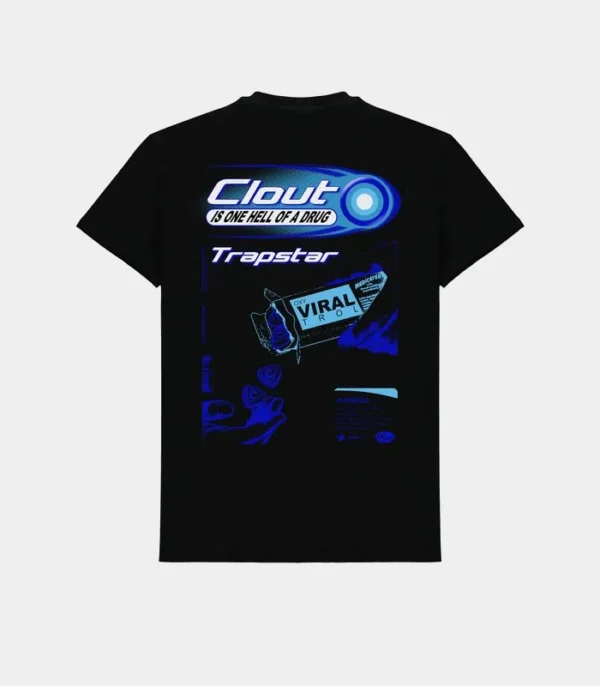 Shop the Trapstar Clout T-Shirt Black from – Fast & Free Shipping!
