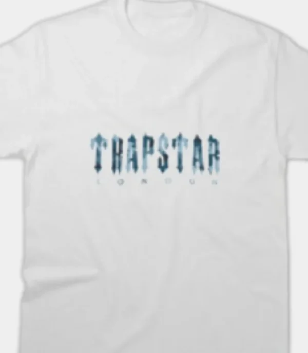 Shop the Trapstar Essential T-Shirt White/Blue from – Fast & Free Shipping!
