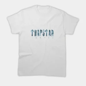 Shop the Trapstar Essential T-Shirt White/Blue from – Fast & Free Shipping!