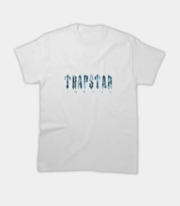 Shop the Trapstar Essential T-Shirt White/Blue from – Fast & Free Shipping!