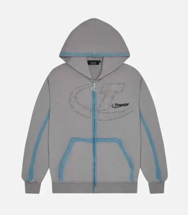 Trapstar Hyperdrive Hoodie Grey | Fast & Free Shipping