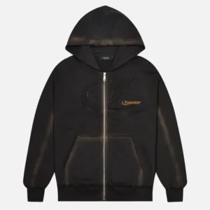 Trapstar Hyperdrive Hoodie Washed Black | Fast & Free Shipping