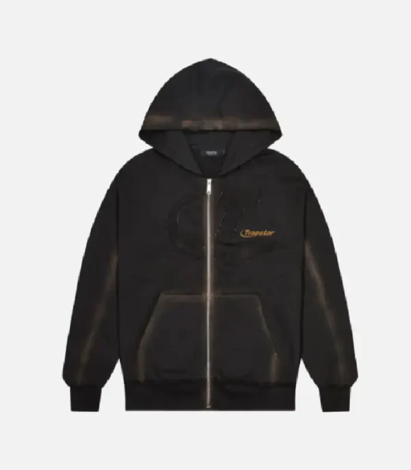 Trapstar Hyperdrive Tracksuit Black Washed - Image 2