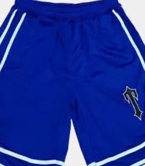 Trapstar Iron Gate Shorts Blue - Image 2