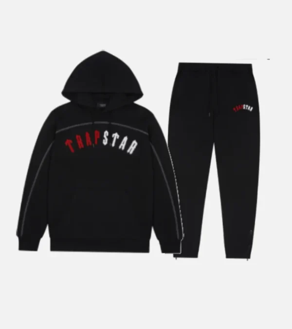 Shop the Trapstar Irongate Arch Chenille Tracksuit Black from – Fast & Free Shipping!