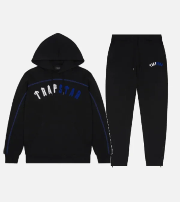 Shop the Trapstar Irongate Chenille Arch Tracksuit Black from – Fast & Free Shipping!