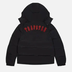 Trapstar Irongate Hooded Puffer Jacket Black | Fast & Free Shipping