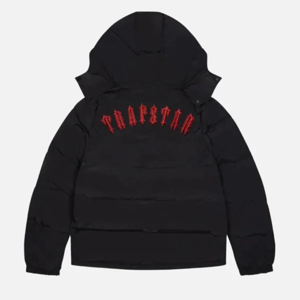 Trapstar Irongate Hooded Puffer Jacket Black | Fast & Free Shipping