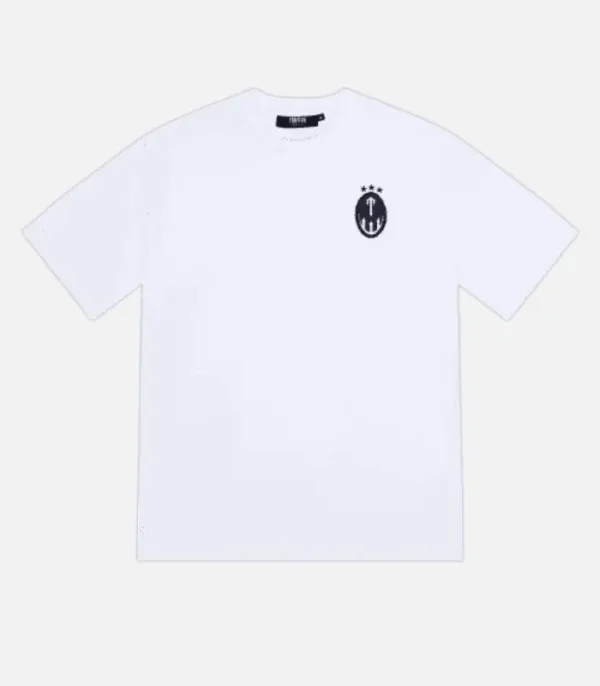 Shop the Trapstar Irongate Insignia T-Shirt White/Blue from – Fast & Free Shipping!