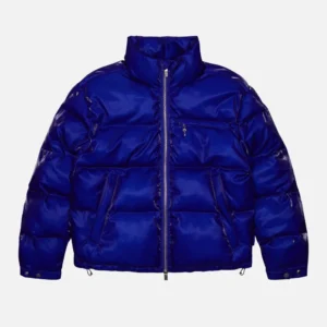 Trapstar Irongate Quilted Jacket Light Blue | Fast & Free Shipping