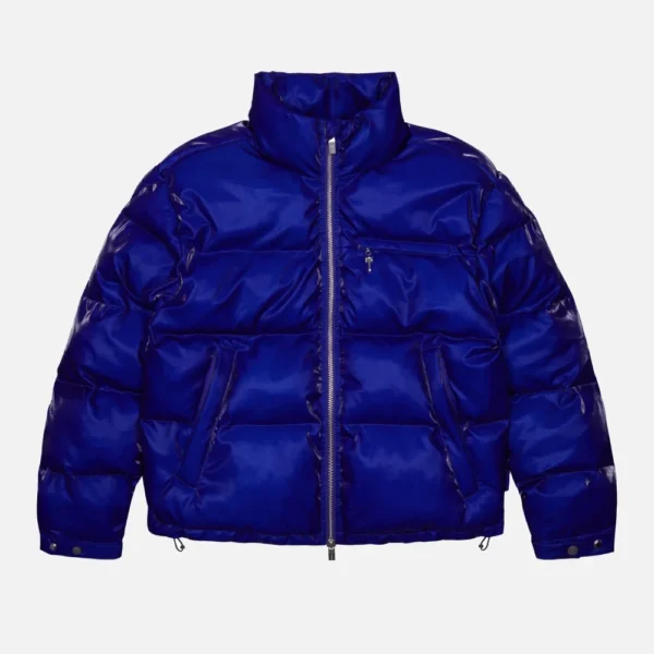 Trapstar Irongate Quilted Jacket Light Blue | Fast & Free Shipping