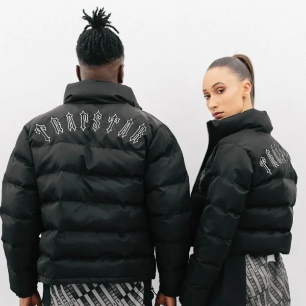 Trapstar Irongate Quilted Jacket With Removable Hood - Image 3