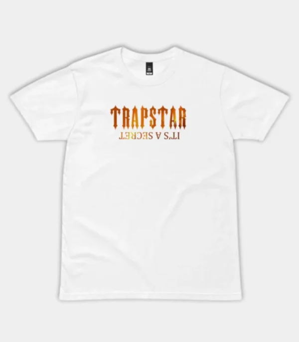 Shop the Trapstar It’s A Secret Fire T-Shirt White from – Fast & Free Shipping!