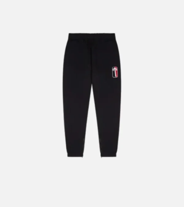 Trapstar League Chenille Tracksuit Black - Image 3