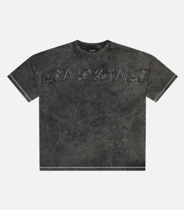 Shop the Trapstar Patchwork Script T-Shirt Grey from – Fast & Free Shipping!