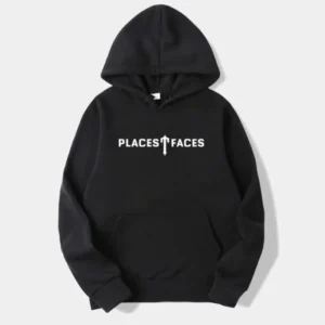 Trapstar Places T-Faces Hoodie Black | Fast & Free Shipping