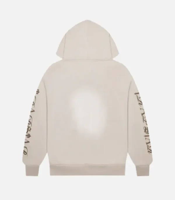 Trapstar Script Spray Hoodie Sand | Fast & Free Shipping
