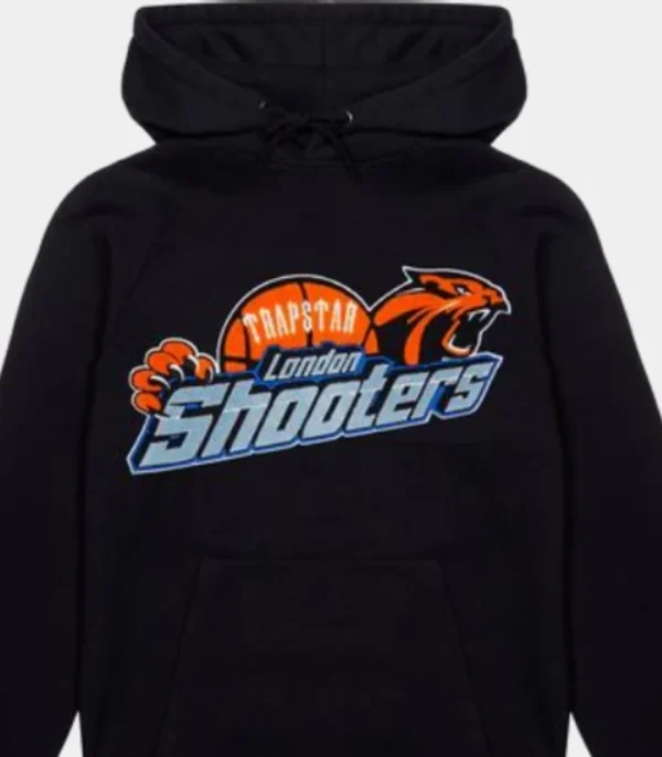 Trapstar Shooters Chenille Hoodie Black | Fast & Free Shipping