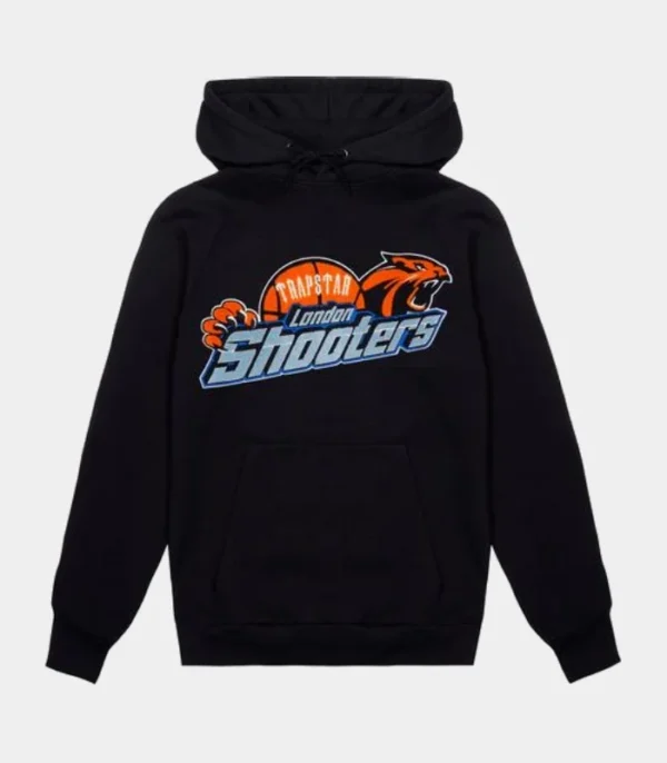 Trapstar Shooters Chenille Hoodie Black | Fast & Free Shipping