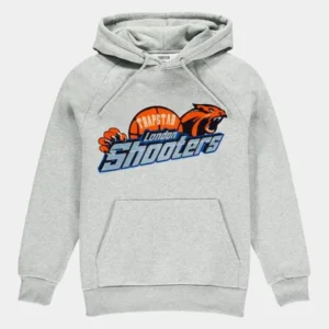 Trapstar Shooters Chenille Hoodie Gray | Fast & Free Shipping