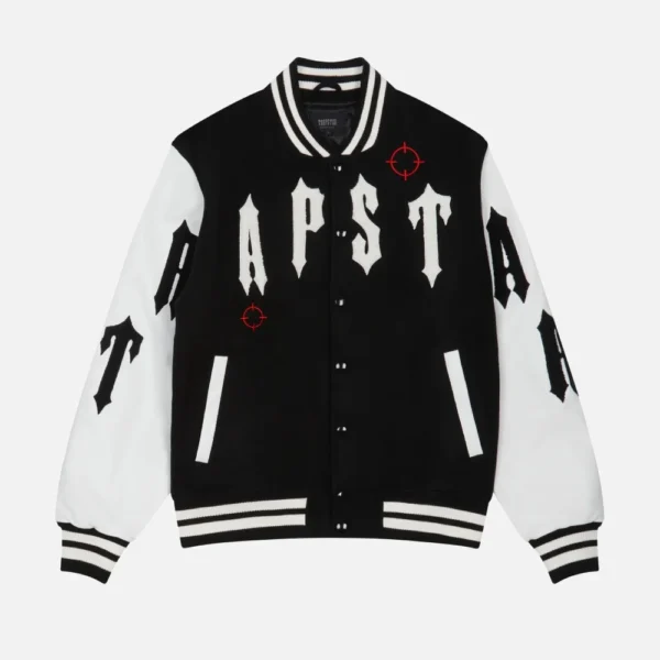 Trapstar Shooters College Jacket Black - Image 2
