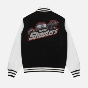 Trapstar Shooters College Jacket Black | Fast & Free Shipping