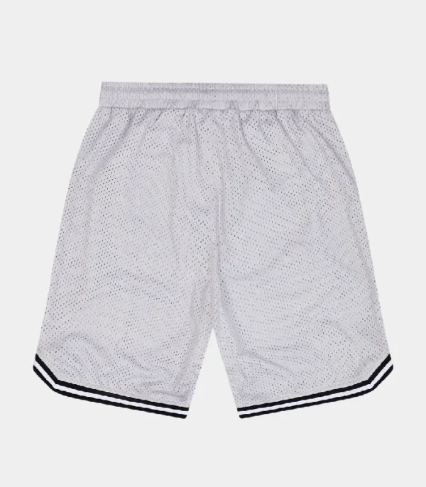 Trapstar Shooters SS23 Basketball Shorts Grey/Blue - Image 2