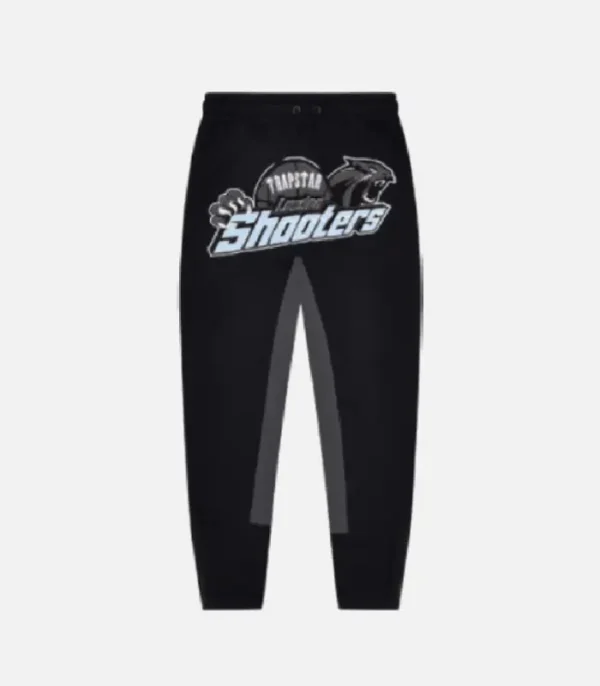 Trapstar Shooters Tracksuit Black/Blue - Image 3