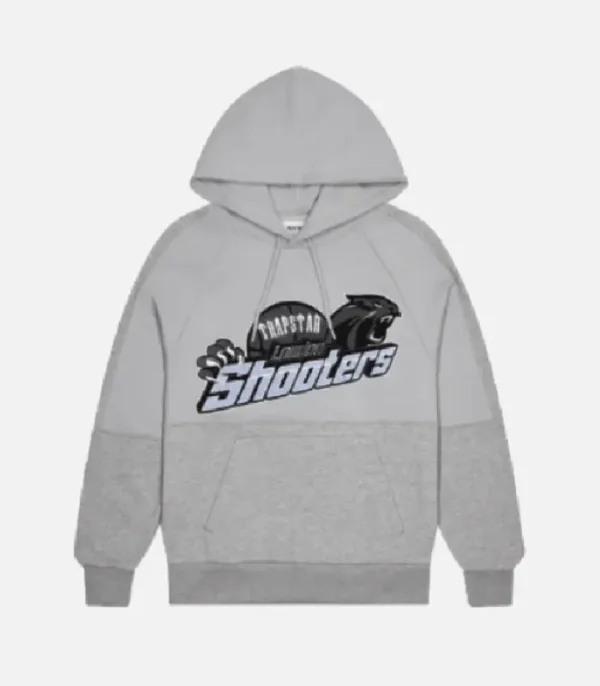 Trapstar Shooters Tracksuit Grey/Blue - Image 3